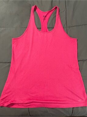 Nike Bright Pink Racerback Tank Top large